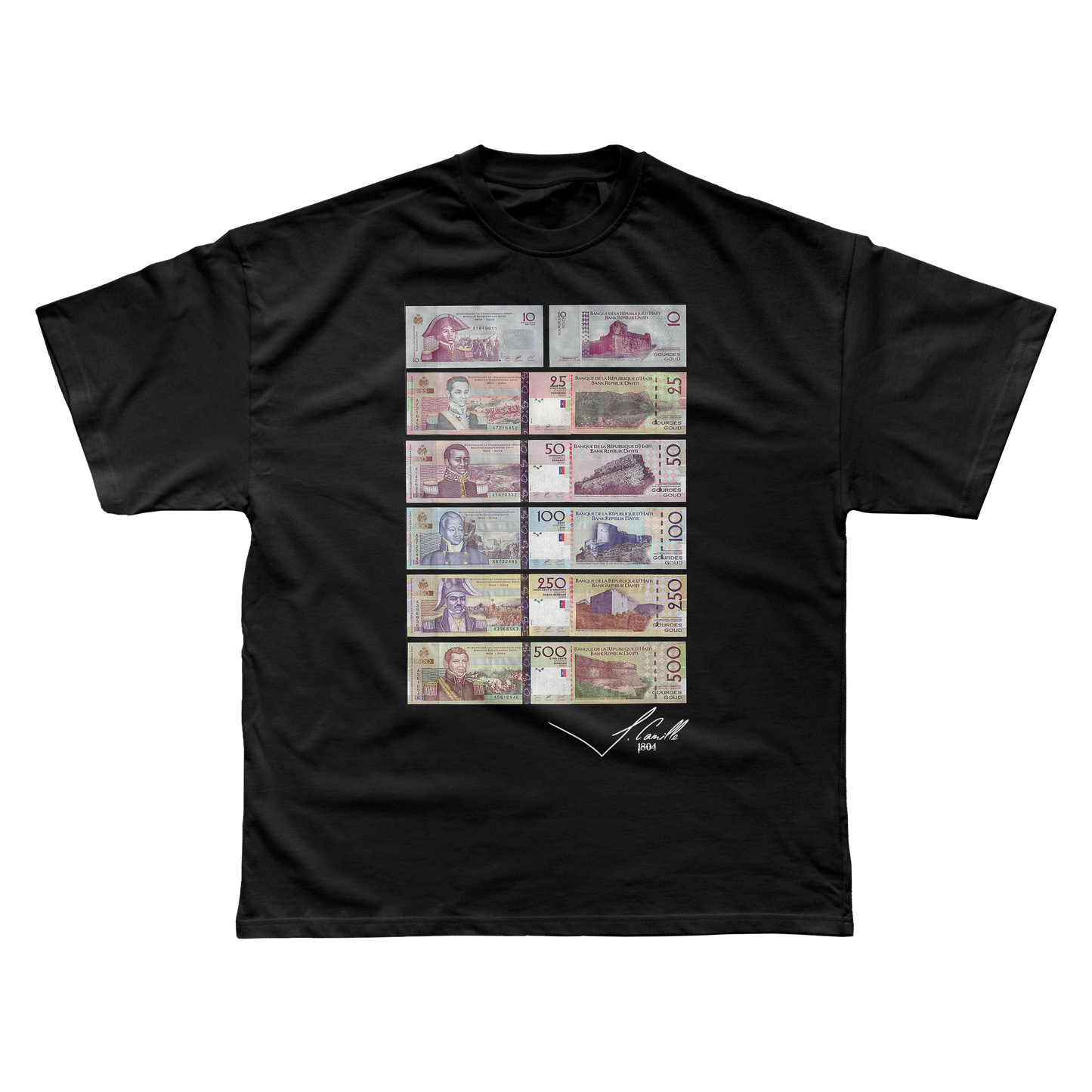 THE HAITIAN MONEY T-SHIRT