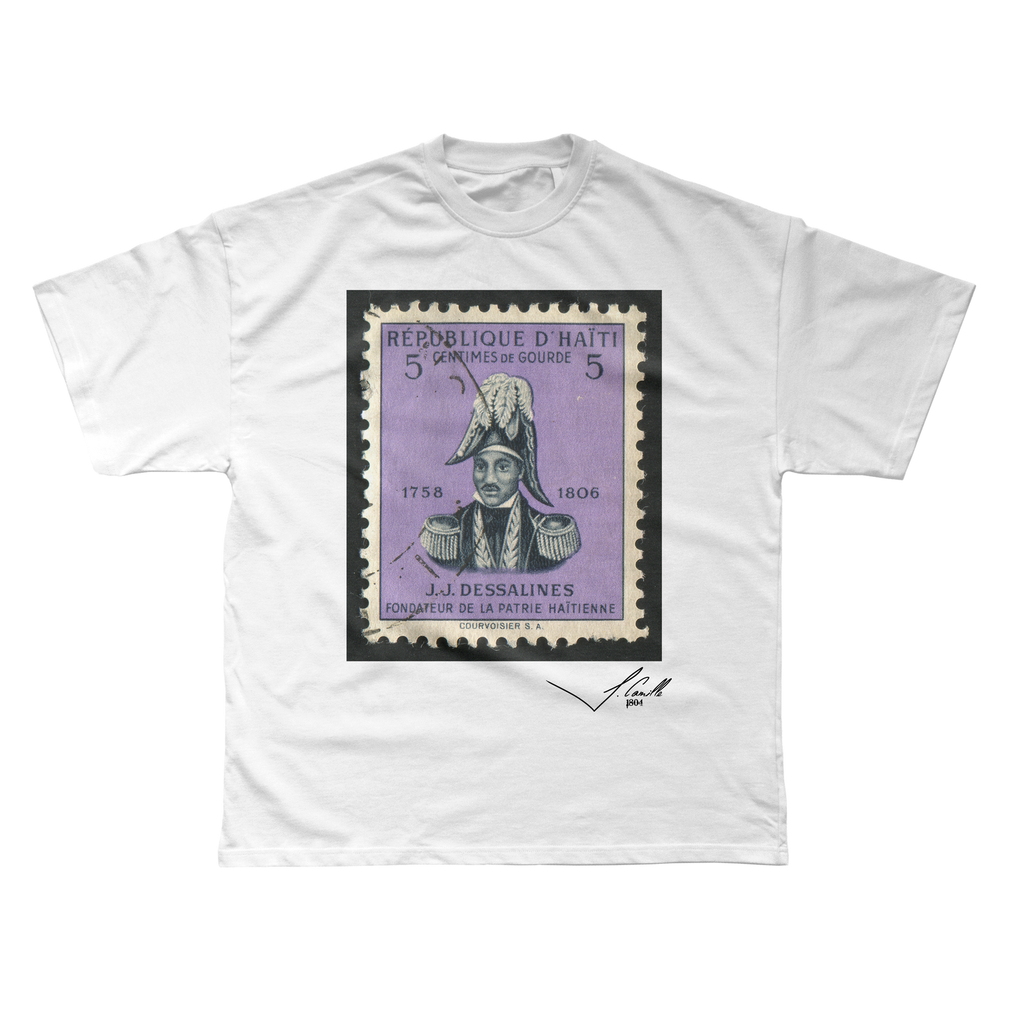ETUDE NO. 001 - DESSALINES STAMP